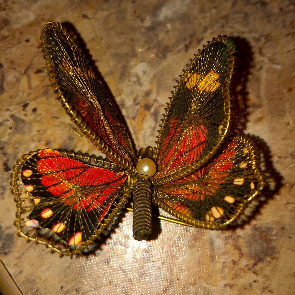 Butterfly brooch